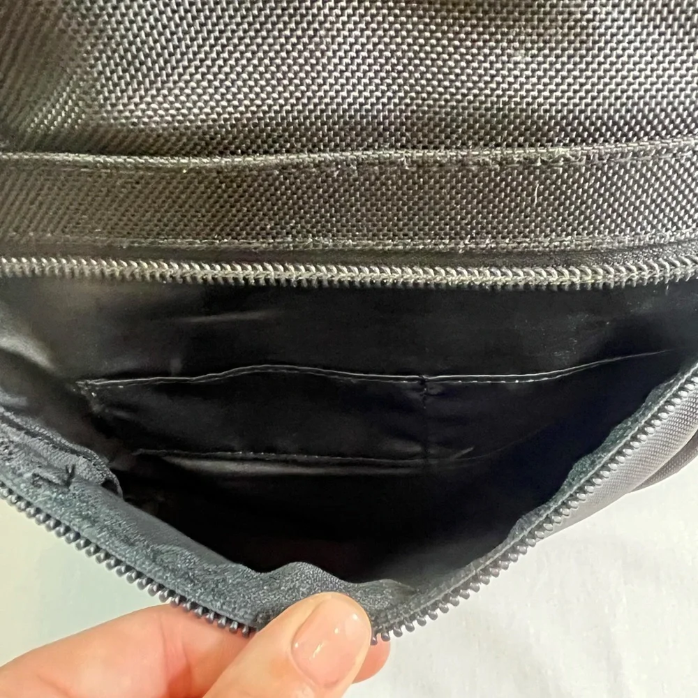 TUMI Alpha Nylon Canvas Durable Backpack Black 26179DH